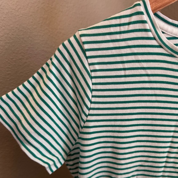 Vineyard Vines Green and White Striped Tee - Picture 4 of 7
